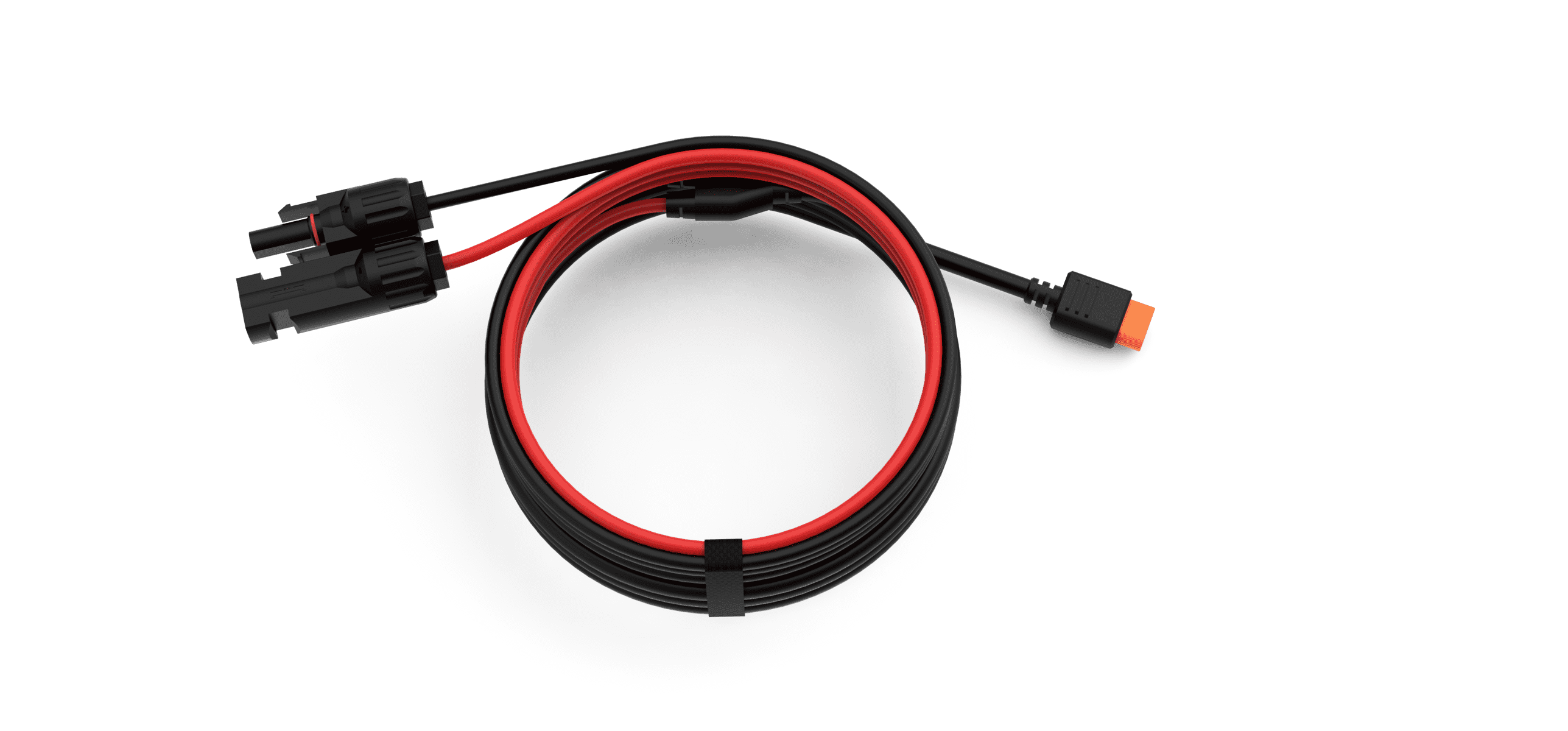 Charging cord for EcoFlow portable power station, with multiple connectors and durable design. Ideal for efficient energy management and backup power solutions.