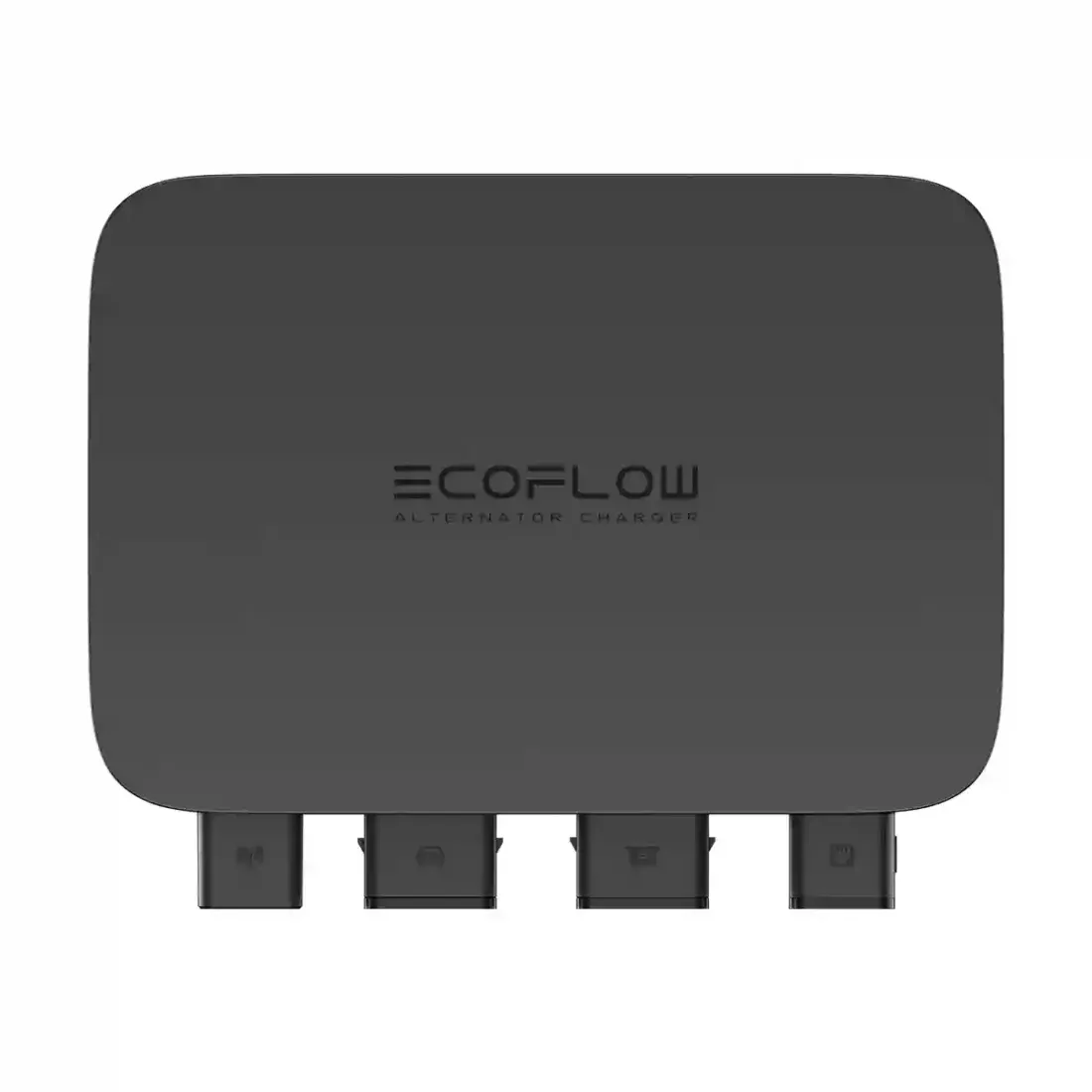 Compact EcoFlow portable power station with multiple charging ports, designed for reliable energy storage and off-grid power solutions. Ideal for outdoor adventures and backup power.