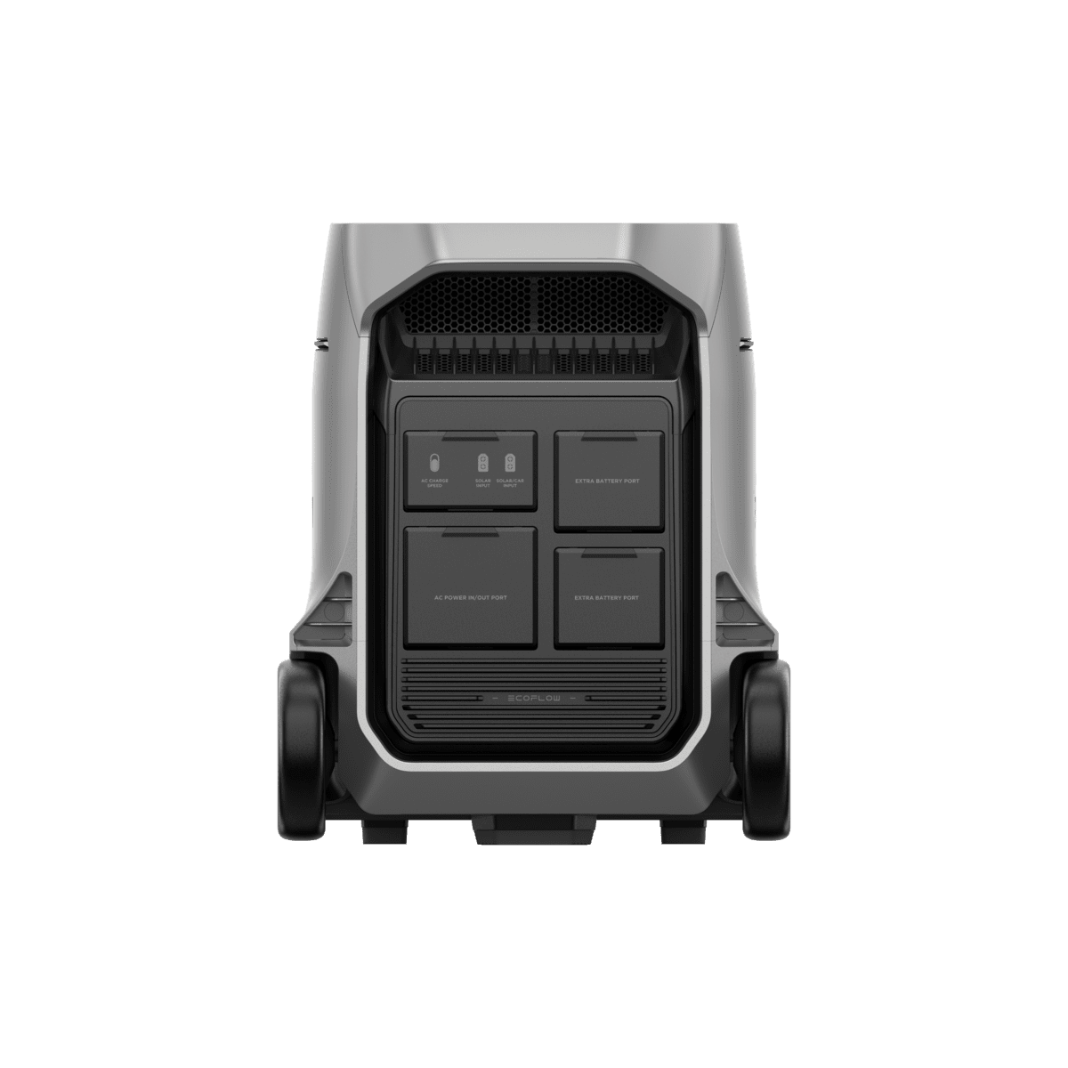 Heavy-duty portable power station with multiple ports and advanced battery technology, ideal for outdoor, emergency, and off-grid power supply solutions. Perfect for sustainable energy needs and outdoor adventures.